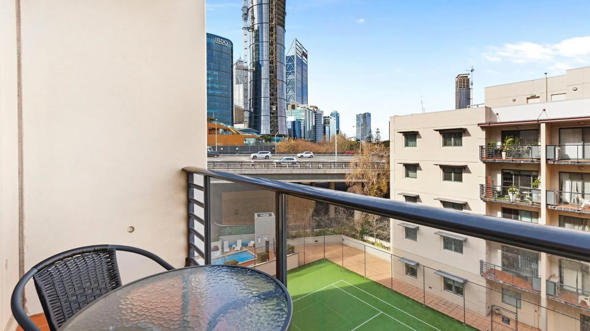 Panoramic Perth Views 1Br On Mounts Bay Road Appartement
